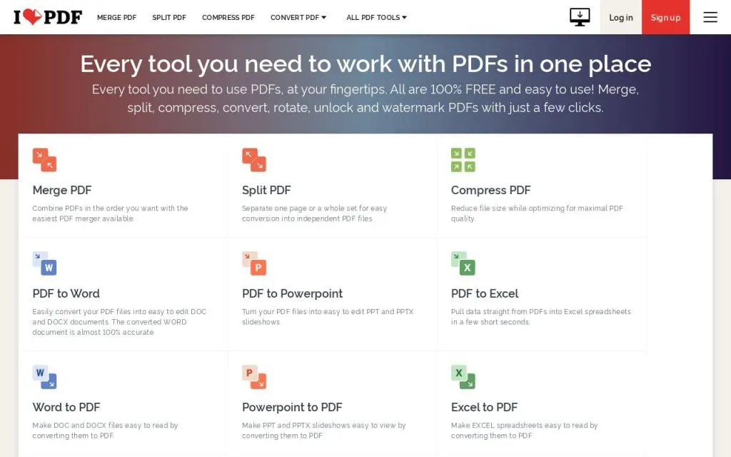 Ilovepdf Review Pricing Features Tekpon