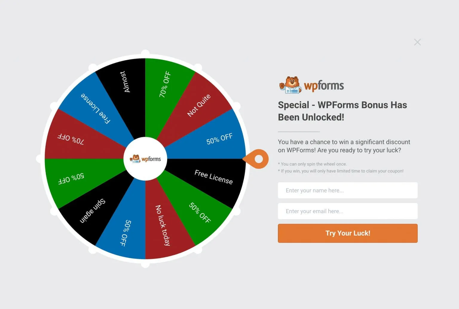 Gamification - Coupon Wheel