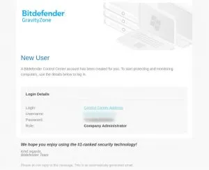 Bitdefender GravityZone new user Tekpon