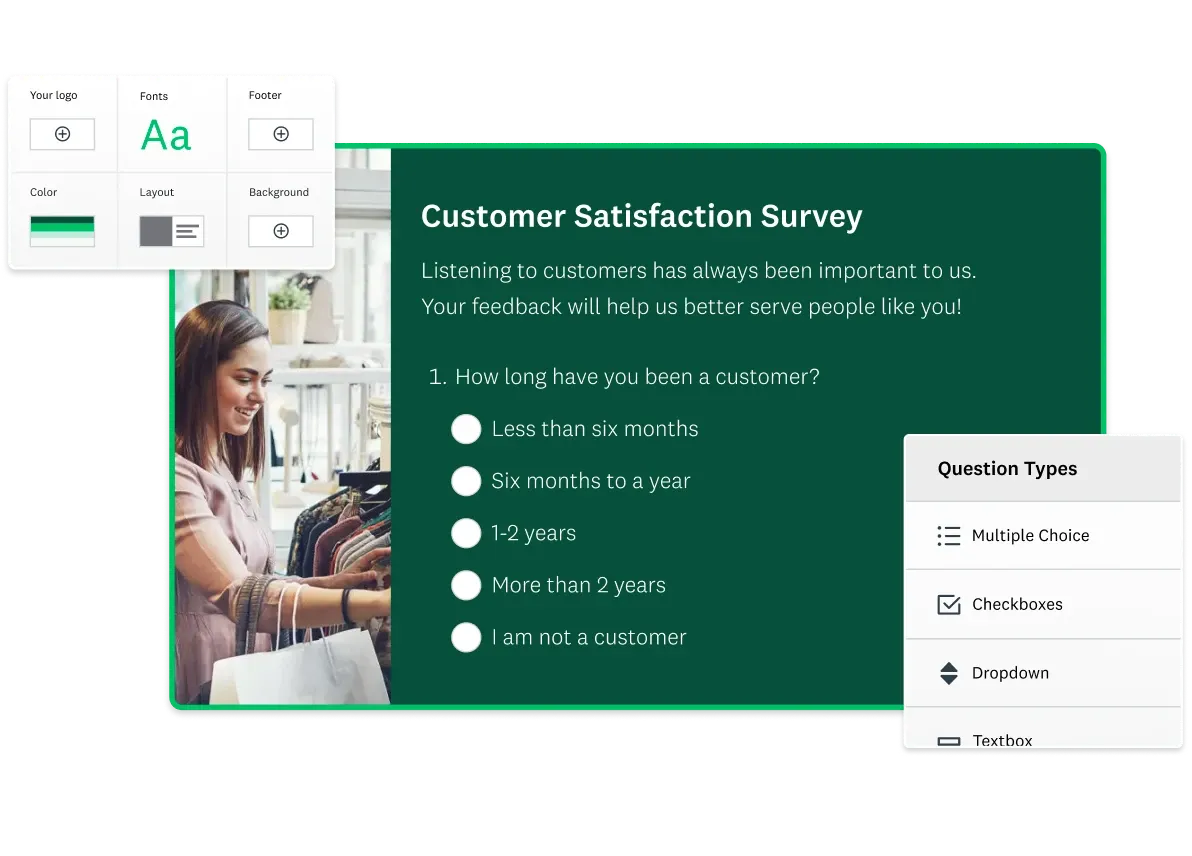 customer satisfaction survey from SurveyMonkey