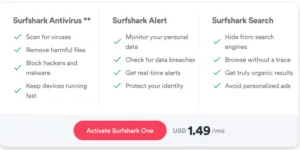 Surfshark one deal with VPN for 2 years 