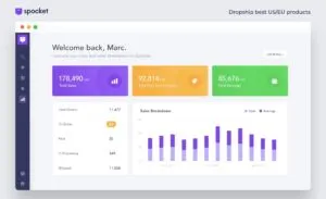 Spocket Dashboard review by Tekpon