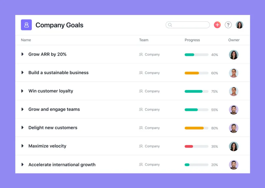 Asana-goals-projects