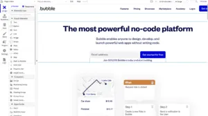 Bubble.io - app development