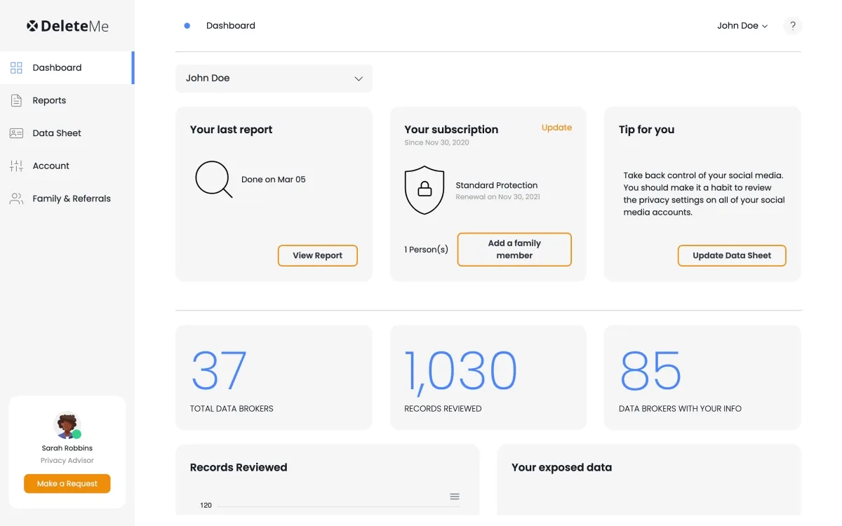 remove-personal-information-dashboard