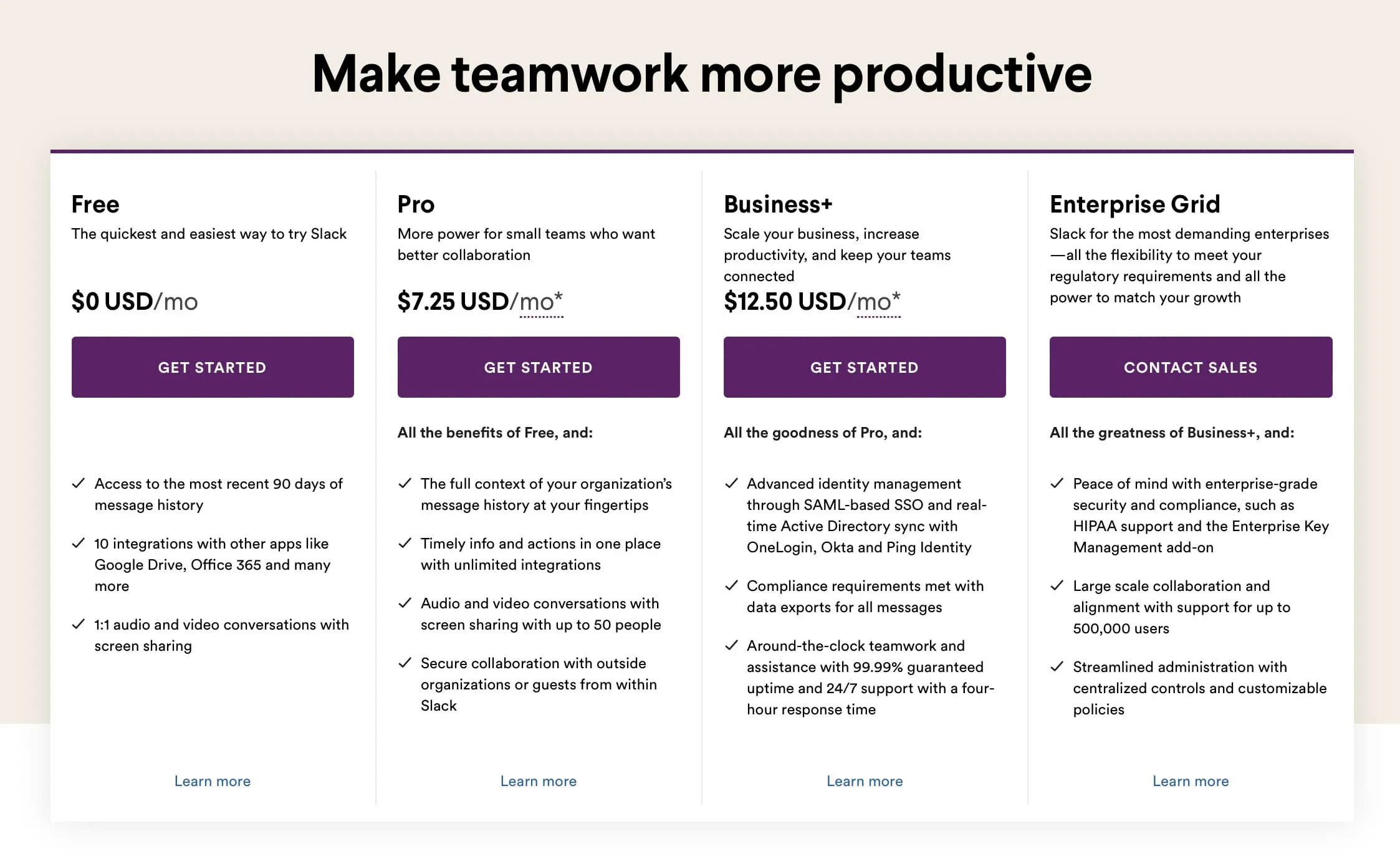 Slack-pricing-plans-examples