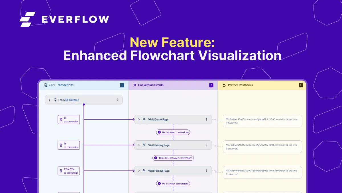 Everflow flowchart analytics