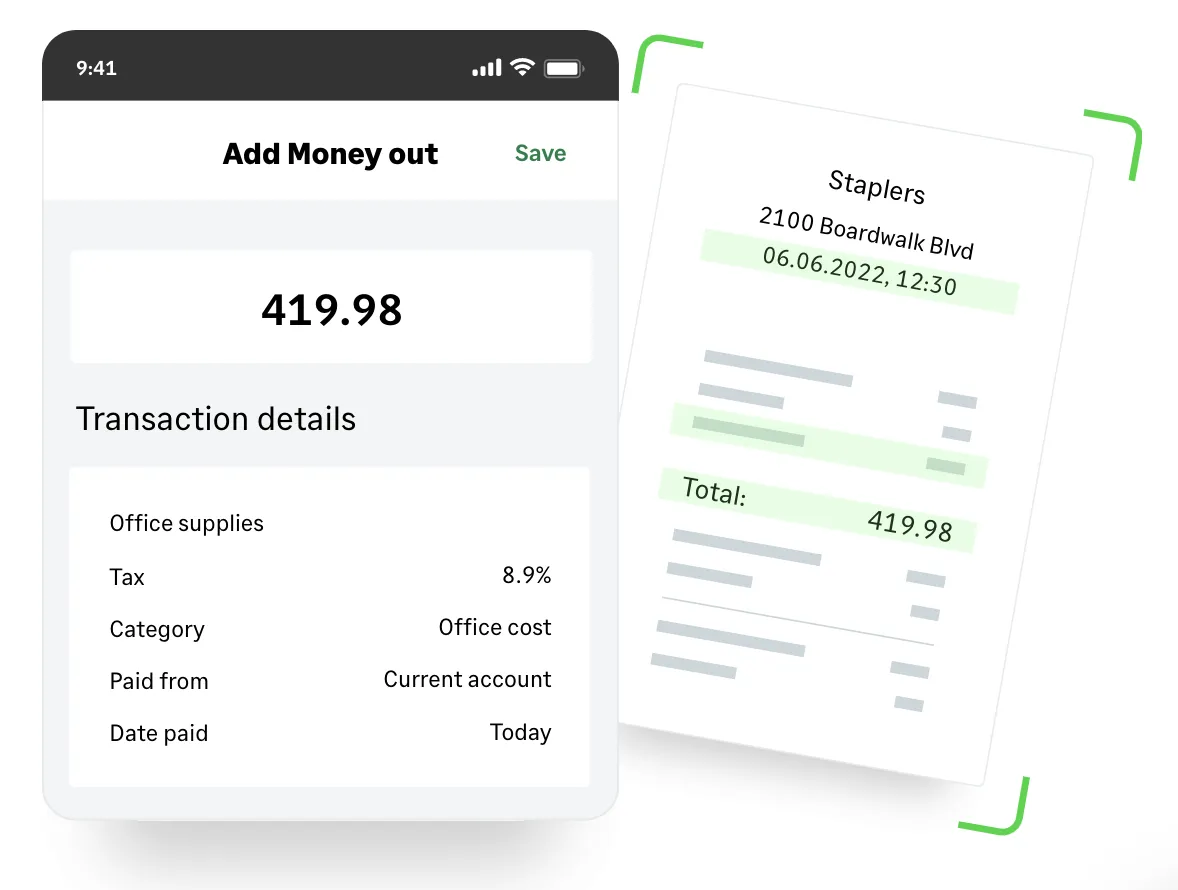 Sage Accounting - Track expenses automatically