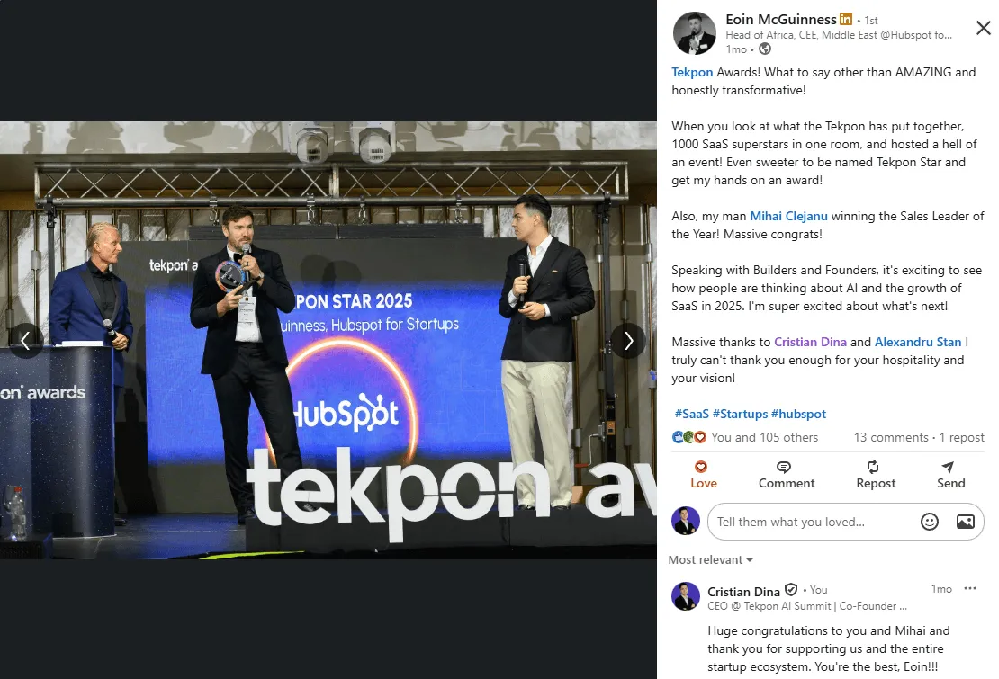 Tekpon Feedback Tekpon Feedback