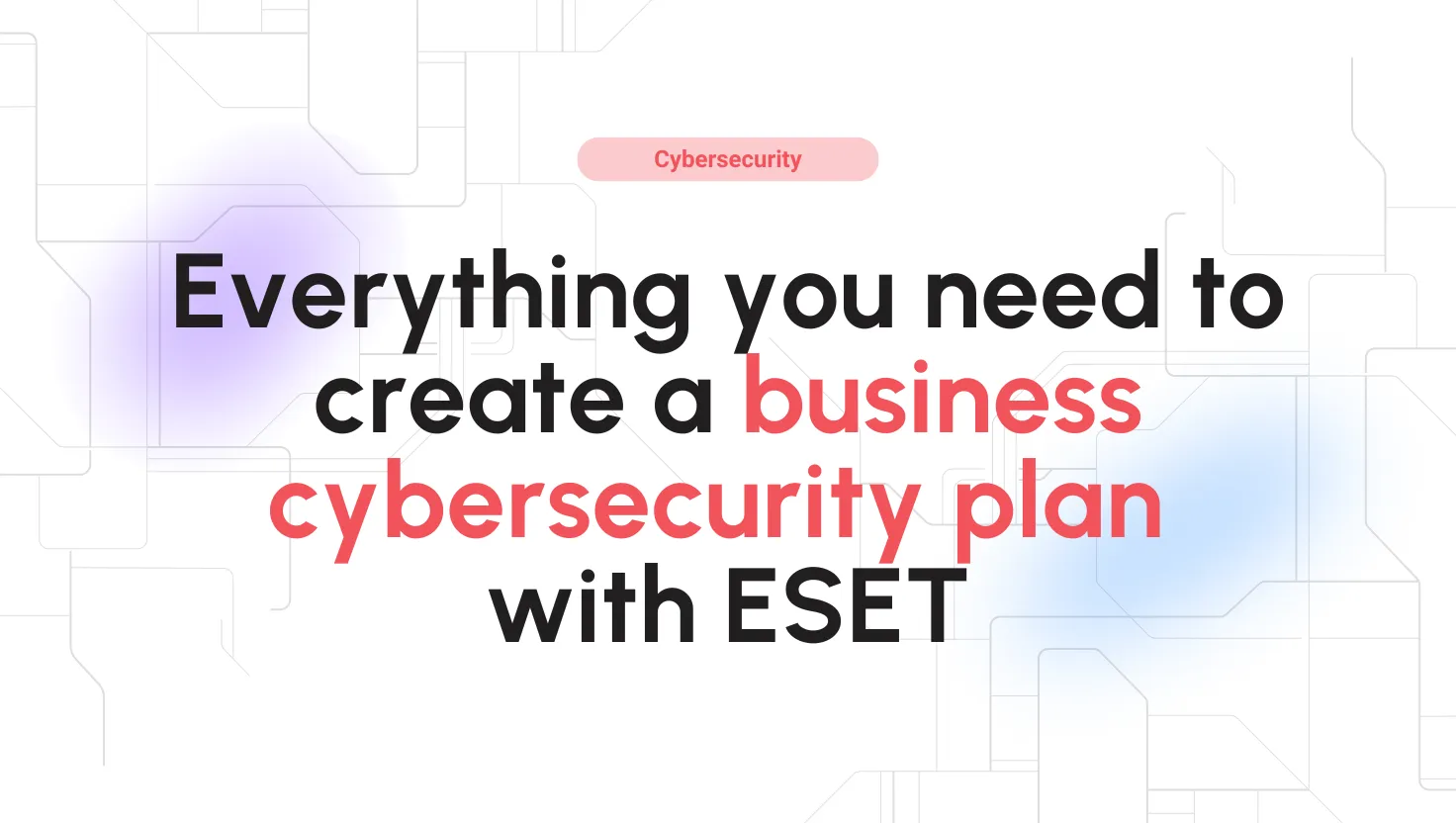 business cybersecurity plan