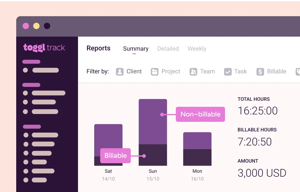 Toggl Track reports