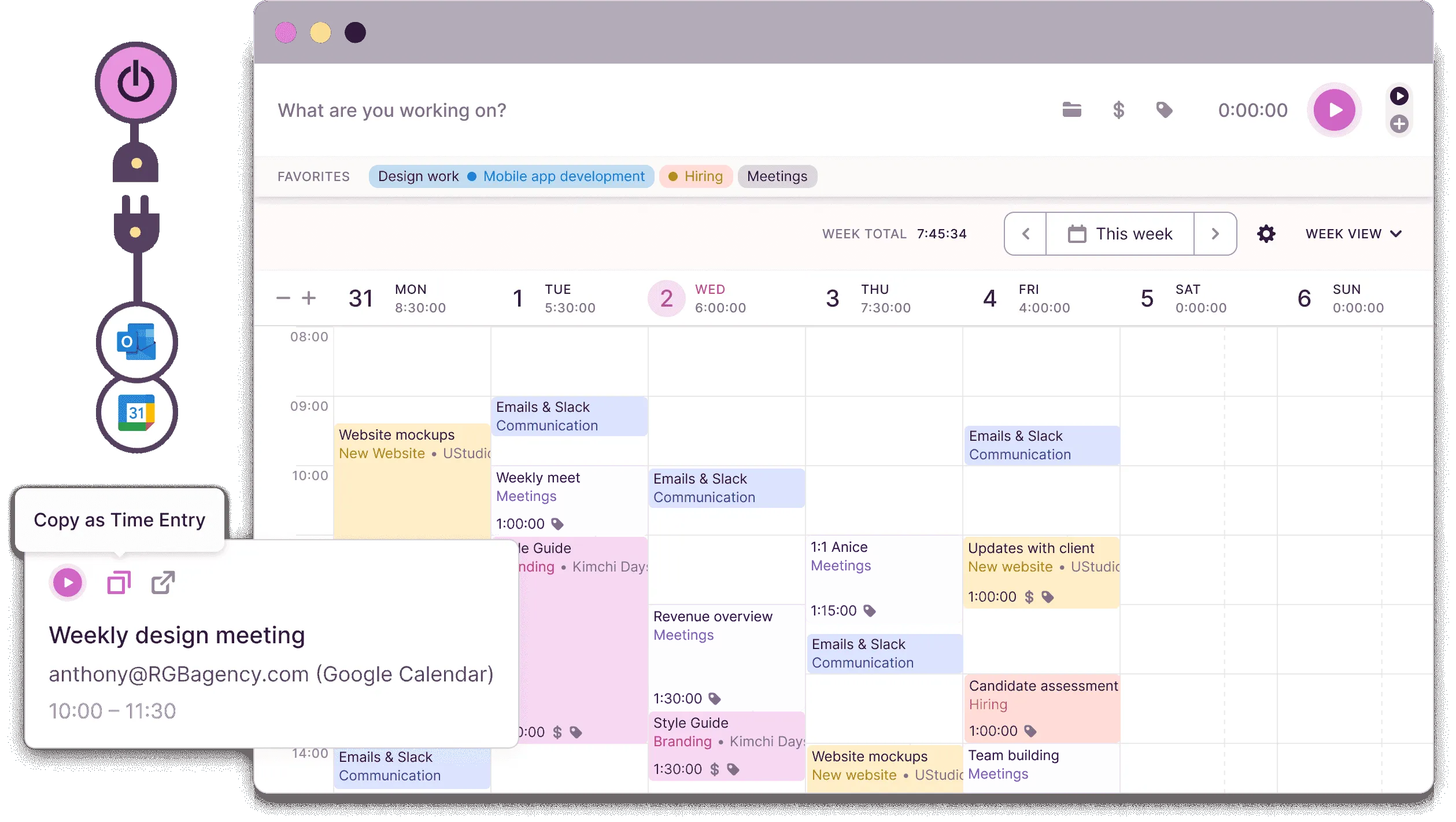 Workspace Toggl Tagl
