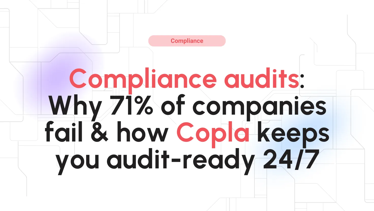 Compliance audits with Copla