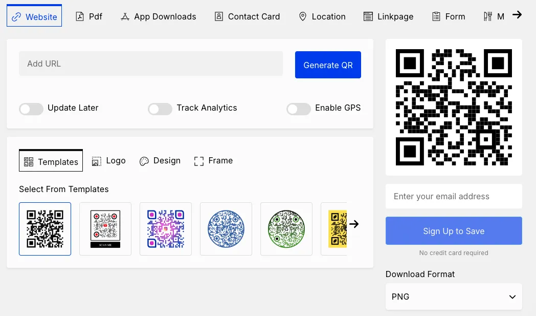 Uniqode QR code for events