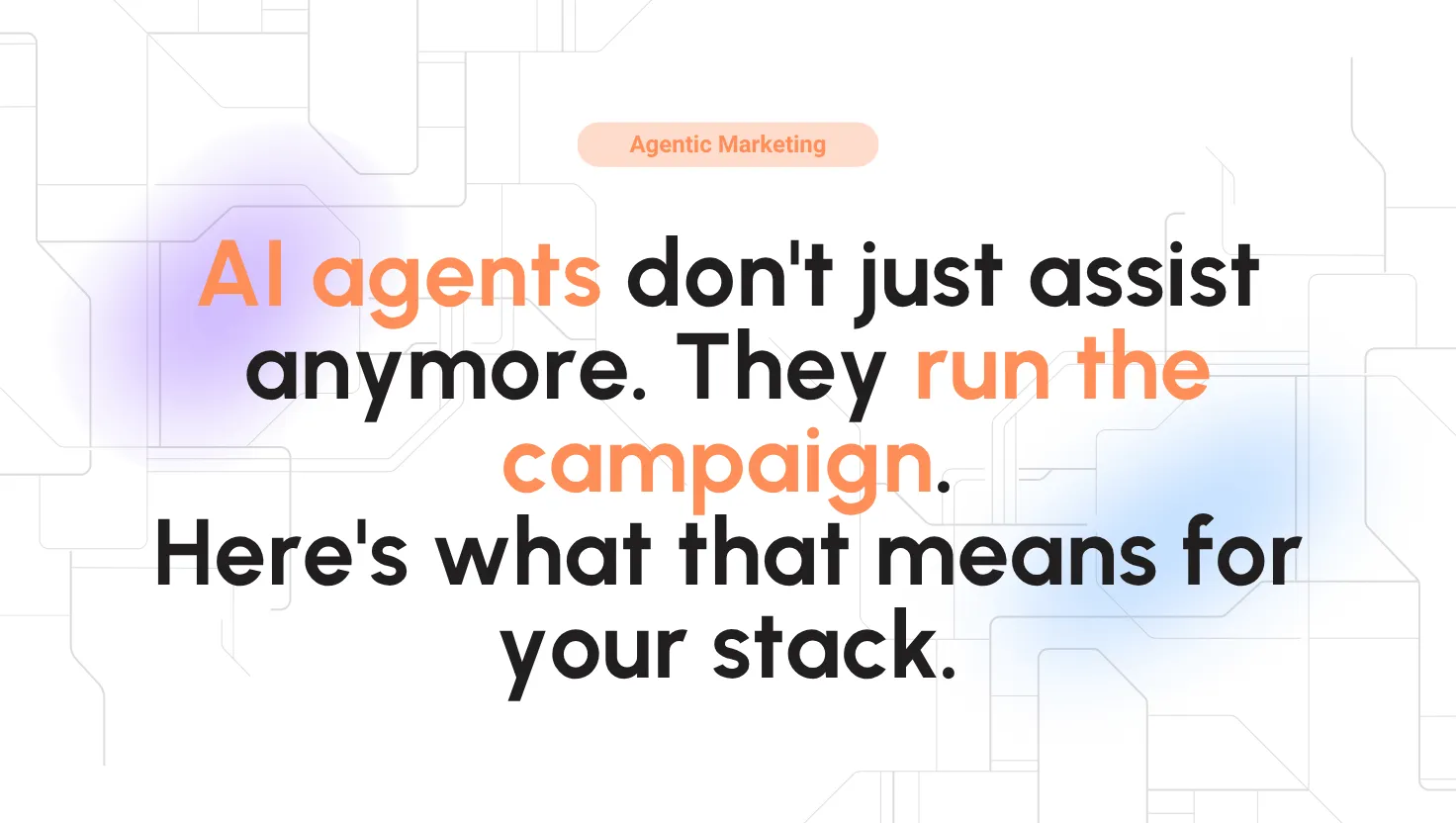 AI agents are moving from assistants to operators. Agentic marketing is the shift that explains how  and what it means for your campaigns, your tools, and your team.
