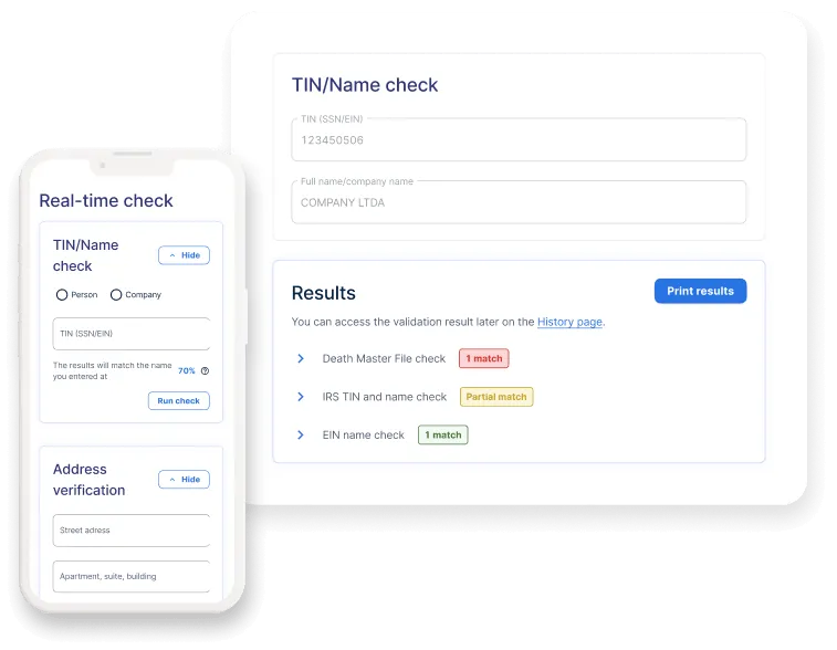 TIN Check with TINCheck by Sovos